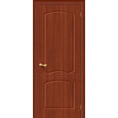 Дверь ПВХ Альфа Итальянский орех глухая