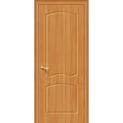 Дверь ПВХ Альфа Миланский орех глухая