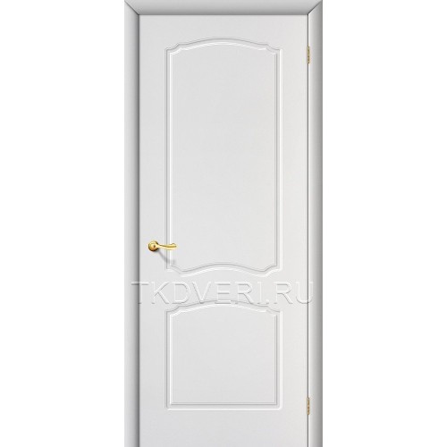 Дверь ПВХ Альфа Белый глухая