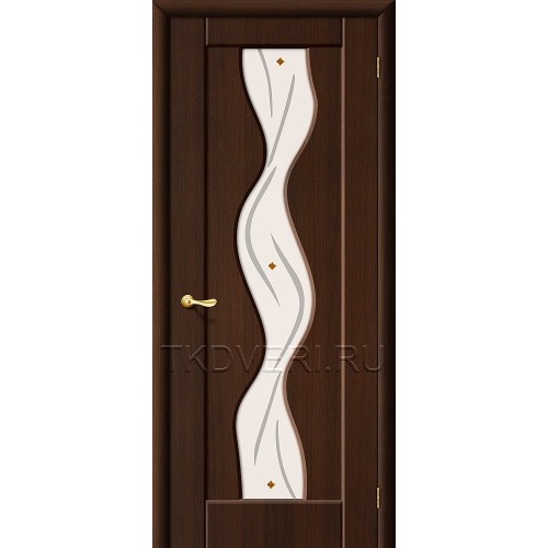 Дверь ПВХ Вираж Венге остекленная