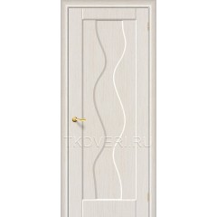 Дверь ПВХ Вираж Беленный дуб глухая