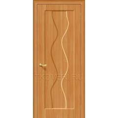 Дверь ПВХ Вираж Плюс Миланский орех глухая