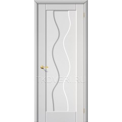 Дверь ПВХ Вираж Плюс Белый глухая