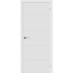 Дверь ПВХ Граффити-2 Белый глухая