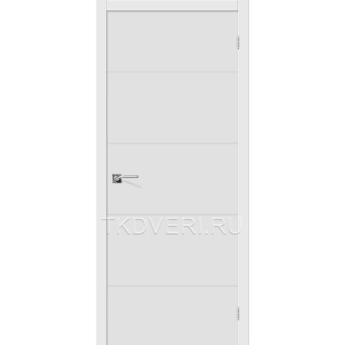 Дверь ПВХ Граффити-2 Белый глухая