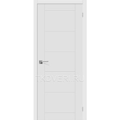 Дверь ПВХ Граффити-4 Белый глухая