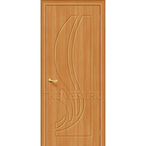 Дверь ПВХ Лотос Миланский орех глухая