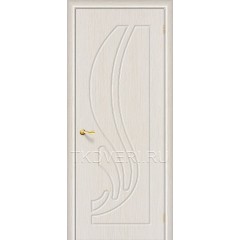 Дверь ПВХ Лотос Беленный дуб глухая