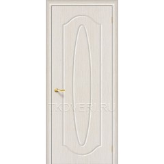 Дверь ПВХ Орбита Плюс Беленный дуб глухая