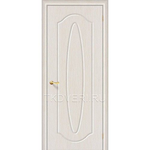 Дверь ПВХ Орбита Плюс Беленный дуб глухая