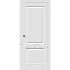 Дверь ПВХ Скинни-12 Белый глухая.