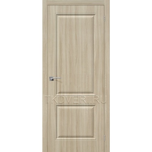 Дверь ПВХ Скинни-12 Шимо светлый глухая