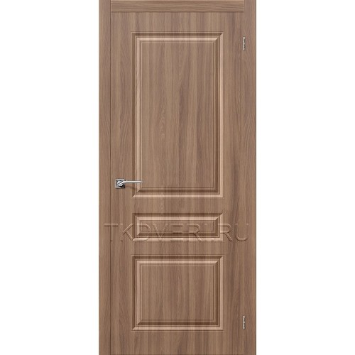 Дверь ПВХ Статус-14 Шимо темный глухая