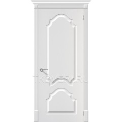 Дверь ПВХ Скинни-32 Белый глухая