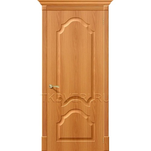 Дверь ПВХ Скинни-32 Миланский орех глухая