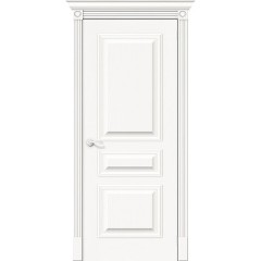 Дверь шпон Вуд Классик-14 глухая Whitey