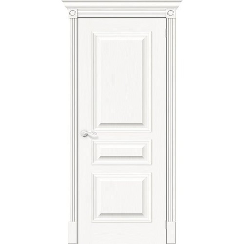 Дверь шпон Вуд Классик-14 глухая Whitey