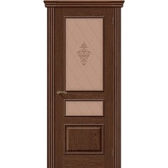 Дверь шпон Сорренто остекленная Виски