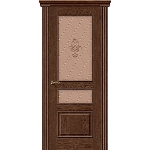 Дверь шпон Сорренто остекленная Виски