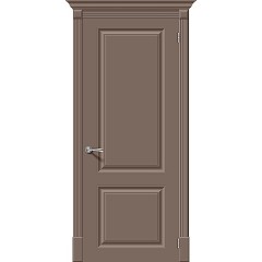 Дверь эмаль Скинни-12 Mocca глухая