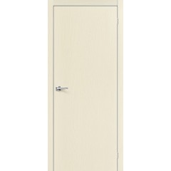 Дверь шпон Вуд Флэт-0V1 глухая Ivory V