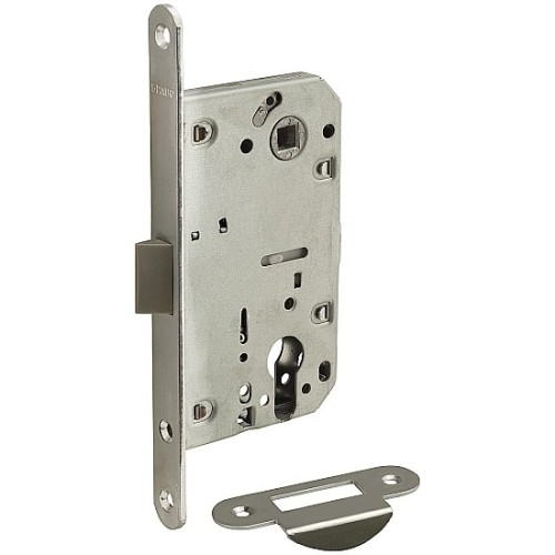 Замок с пластиковым язычком Гальваника SC МатХром 045-0066