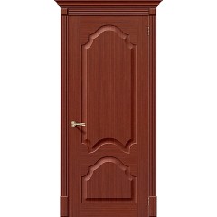 Афина макоре межкомнатная шпонированная дверь глухая