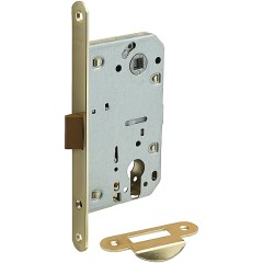 Замок с пластиковым язычком Гальваника G Золото 045-0043