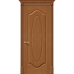 Дверь шпон Аура орех глухая