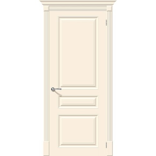Дверь эмаль Скинни-14 Cream глухая
