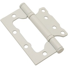 Петля без врезки W Белый 055-0188 100*75*2,5