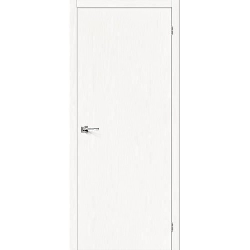 Дверь шпон Вуд Флэт-0.V глухая Whitey