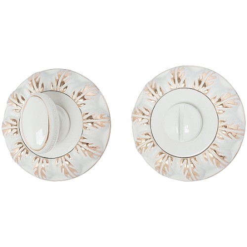 Фиксатор на розетке Classic WG БелЭмаль/Золото 048-0022