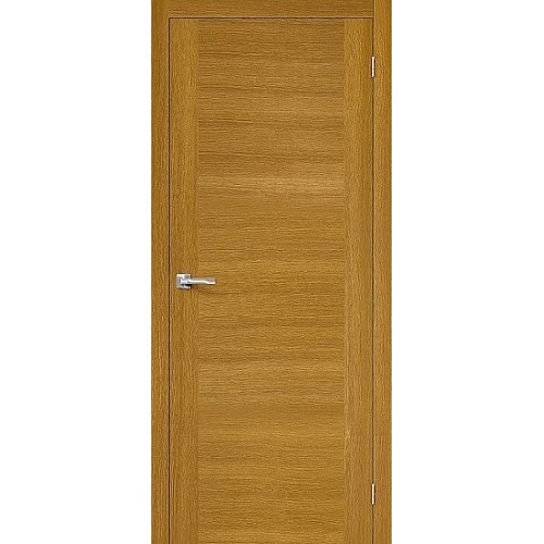 Дверь шпон Вуд Флэт-1V1 глухая Natur Oak