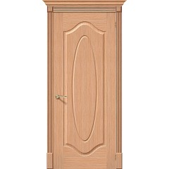 Дверь шпон Аура дуб глухая