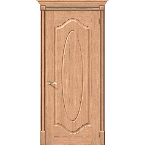 Дверь шпон Аура дуб глухая