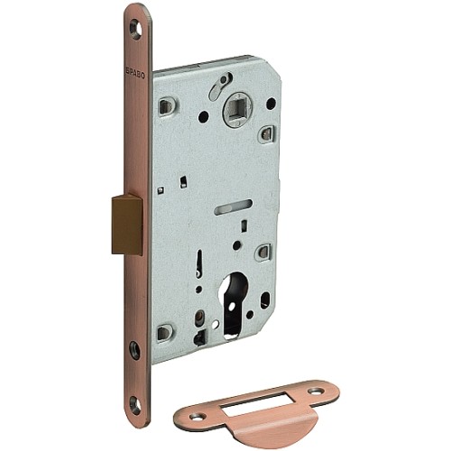 Замок с пластиковым язычком Гальваника AC Медь 045-0045