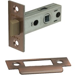 Защелка с пластиковым язычком Гальваника AC Медь 045-0057