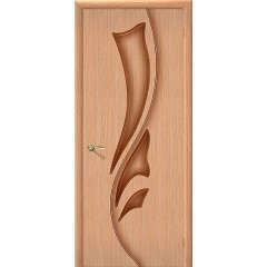 Эксклюзив дуб межкомнатная шпонированная дверь глухая