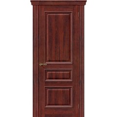 Дверь шпон Вена глухая красное дерево