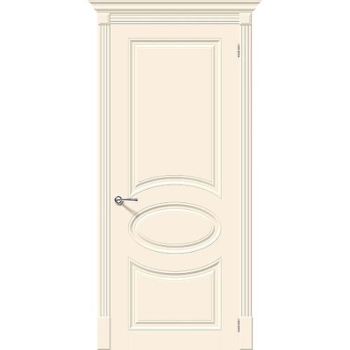 Дверь эмаль Скинни-20 Cream глухая