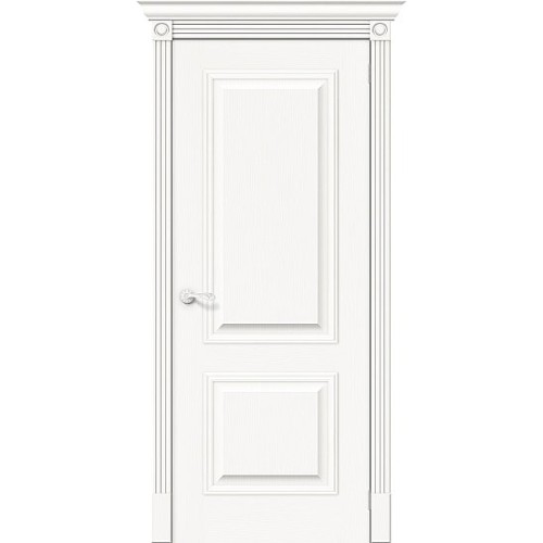Дверь шпон Вуд Классик-12 глухая Whitey
