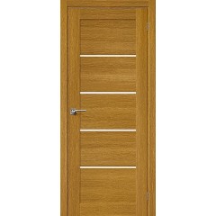 Дверь шпон Вуд Модерн-22 остекленная Natur Oak/Magic Fog