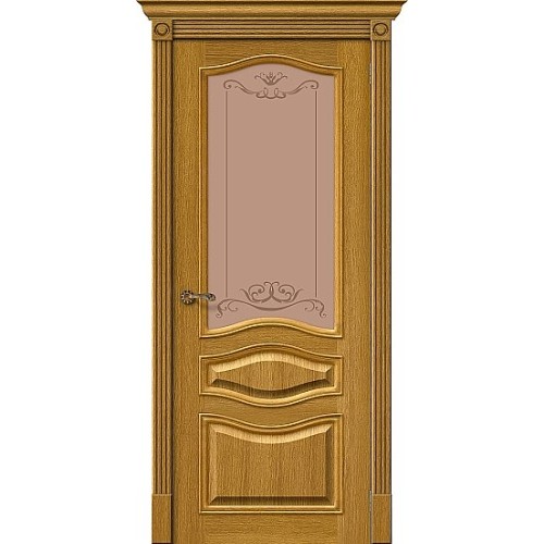 Дверь шпон Вуд Классик-51 остекленная Natur Oak