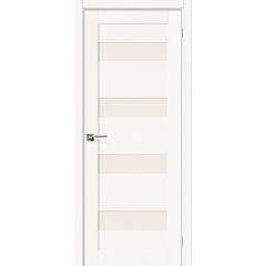 Дверь шпон Вуд Модерн-23 остекленная Whitey