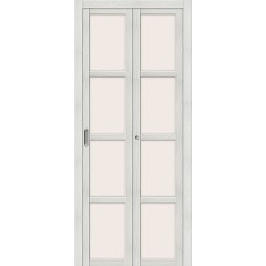 Дверь книжка экошпон Твигги V4 Bianco Veralinga