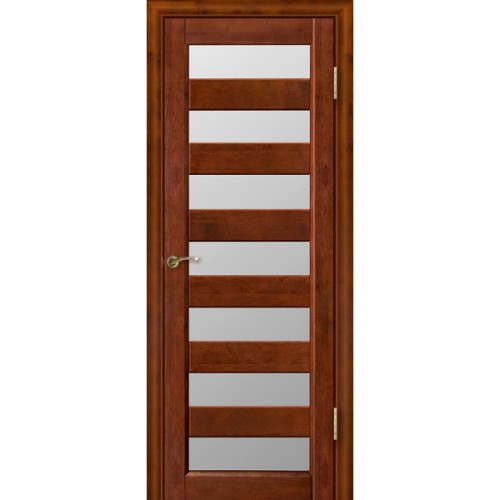 Дверь массив ольхи Премьер плюс остекленная Бренди