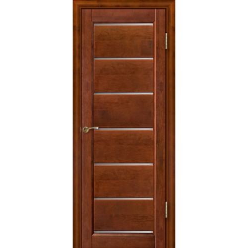 Дверь массив ольхи Премьер плюс остекленная Бренди