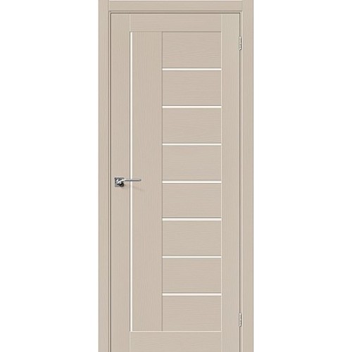 Дверь шпон Вуд Модерн-29 остекленная Latte