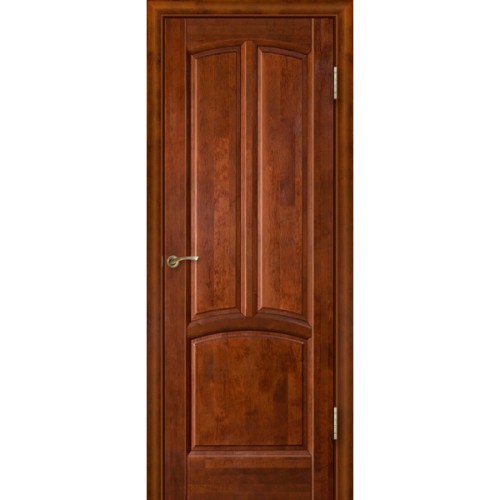 Дверь массив ольхи Виола глухая Бренди